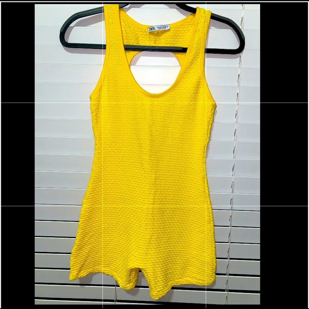 Zara Yellow Playsuit
